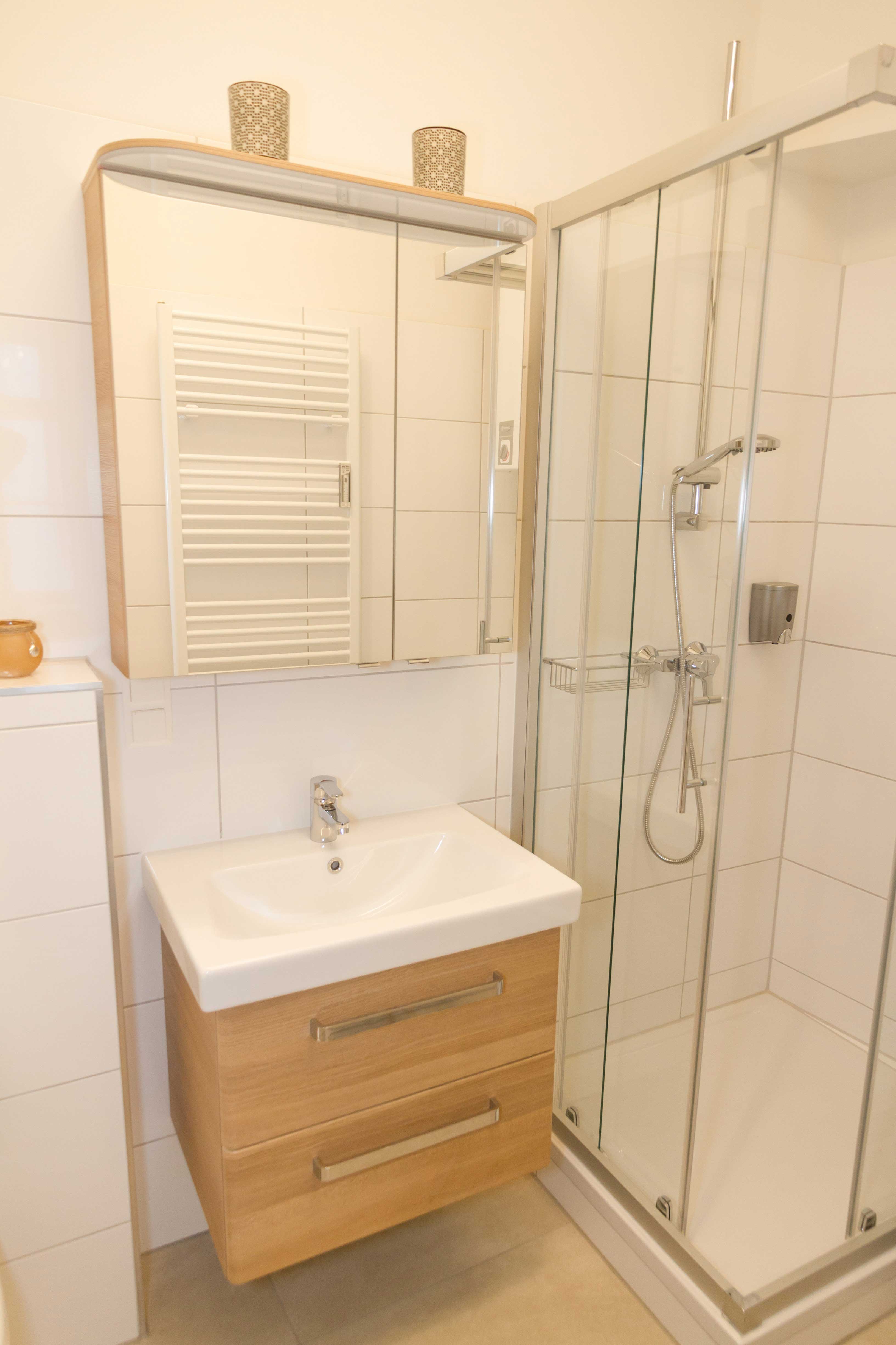 Badezimmer – Appartement Joanneum 2. Stock