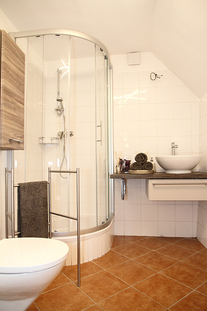 Badezimmer – Appartement Joanneum 5. Stock