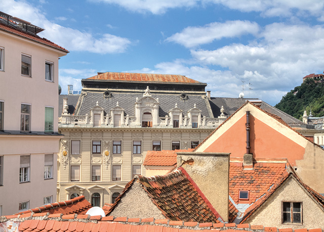 Ausblick – Appartement Joanneum 5. Stock