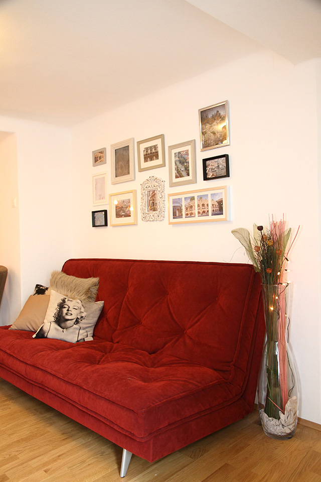 Wohnbereich – Appartement Joanneum 5. Stock