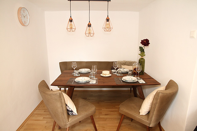 Essbereich – Appartement Joanneum 5. Stock