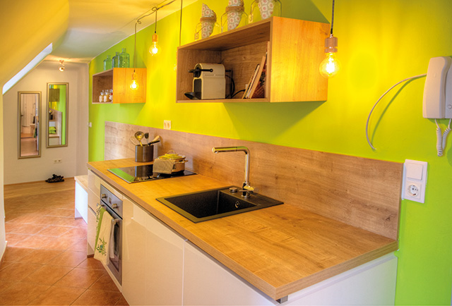 Küche – Appartement Joanneum 5. Stock